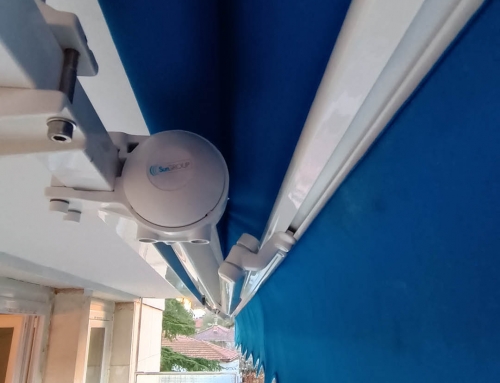 Installation d’un Store Banne Électrique Bleu à La Bouilladisse : Confort et Élégance Signés EB-Design