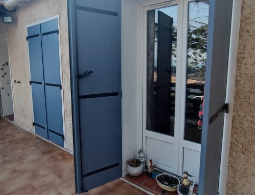 Installation de volets battants isolants en aluminium à Roquevaire : un chantier soigné signé EB-Design