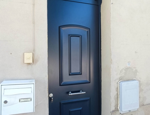 Installation d’une porte d’entrée sécurisée à Peypin : une réalisation signée EB-Design