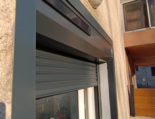 Installation d’un volet roulant à Puyloubier