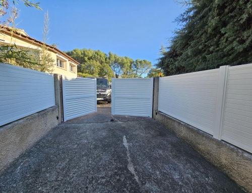 portail aluminium motorisé