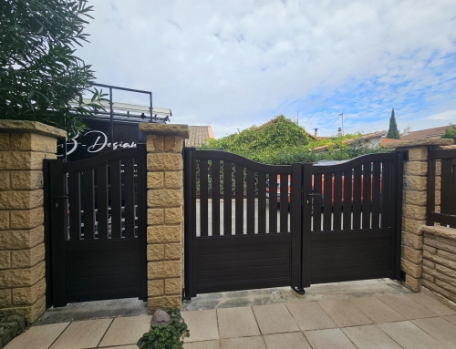 EB-Design installe un portail et son portillon à la cadière d&rsquo;azur